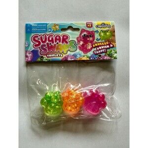🔥Orb Curiosities TABA Squishy Sugar Swaps Paw Print Series 2 Triplets NWT🔥